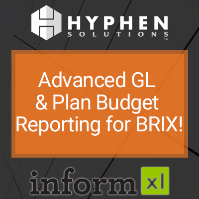 WEBINAR: Advanced GL and Plan Budget Reporting for BRIX!